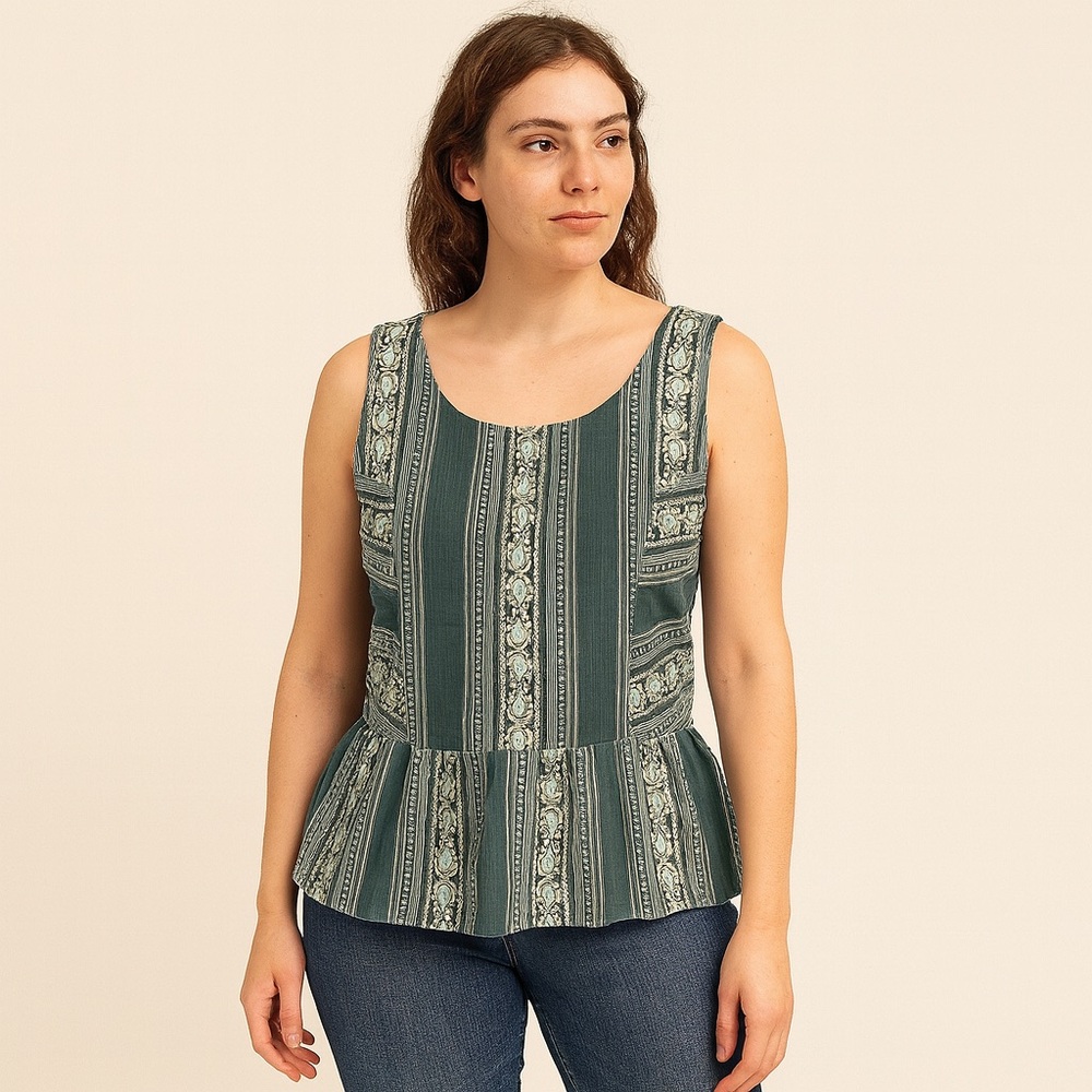 🌿 PrAna Boho Tank Top M 🌊 Festival Vibes 💃